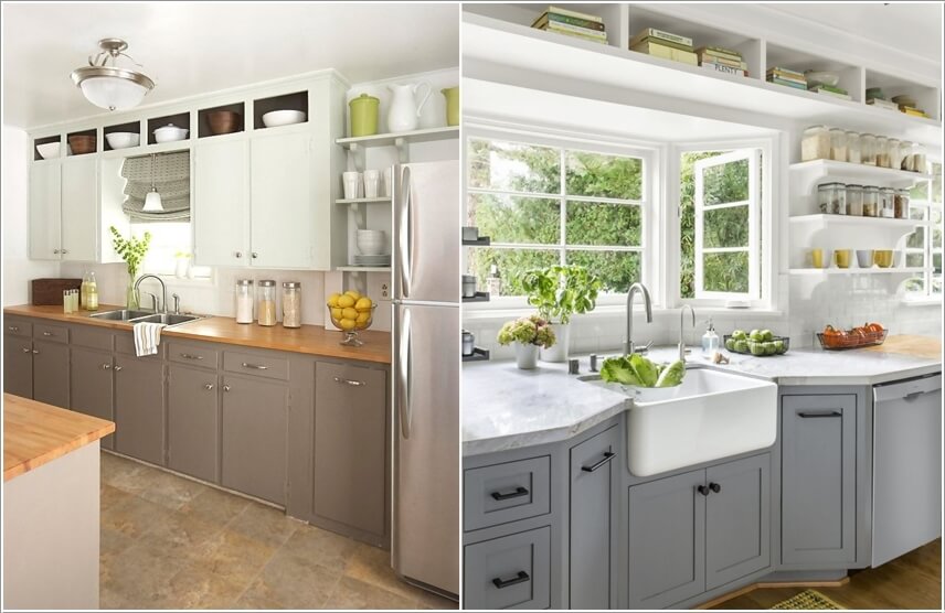Utilize The Space Above The Kitchen Cabinets