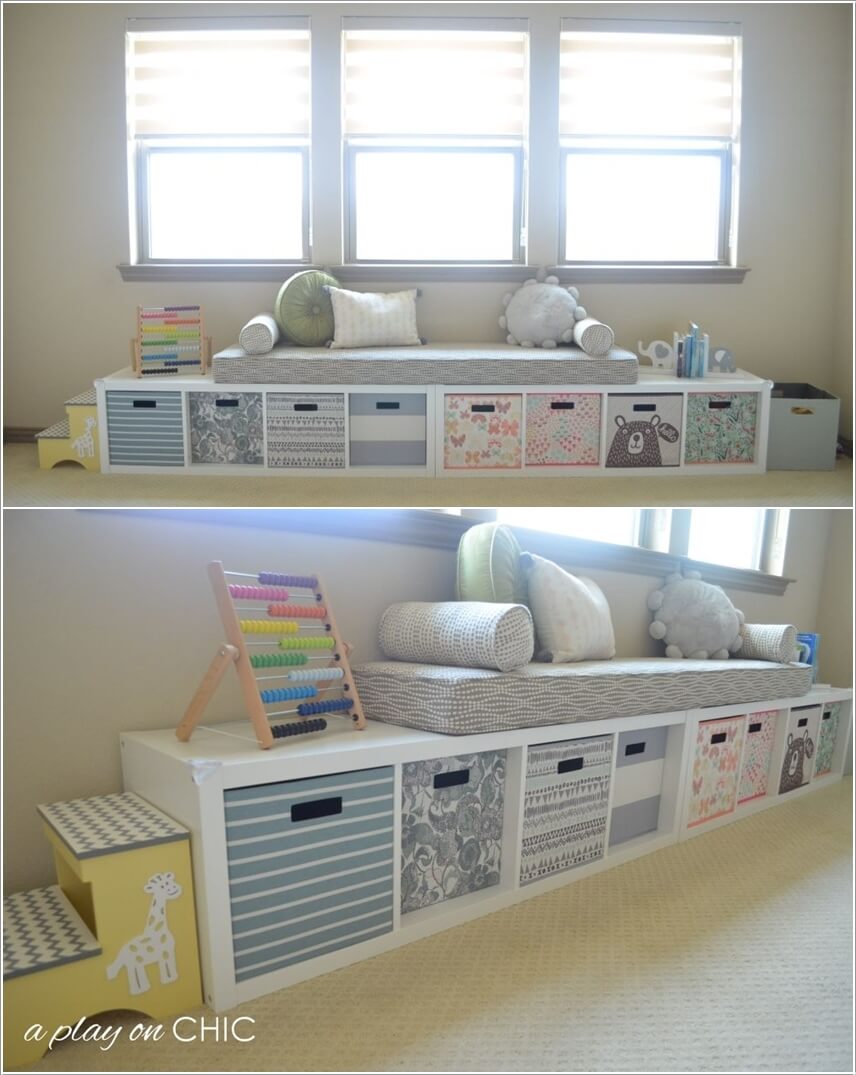 playroom cubby storage