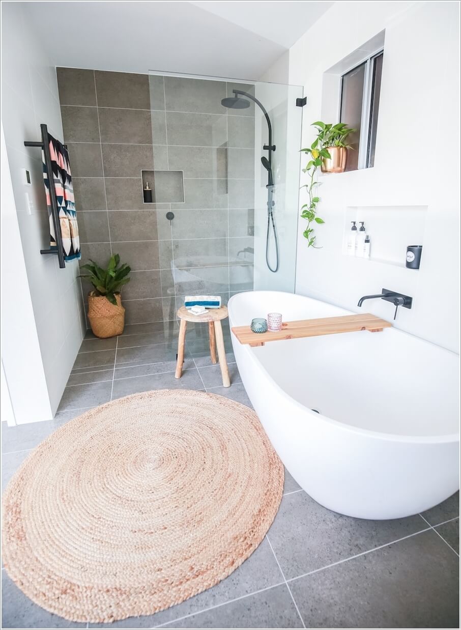 Cozy Up Your Bathroom with a Bathtub Tray 