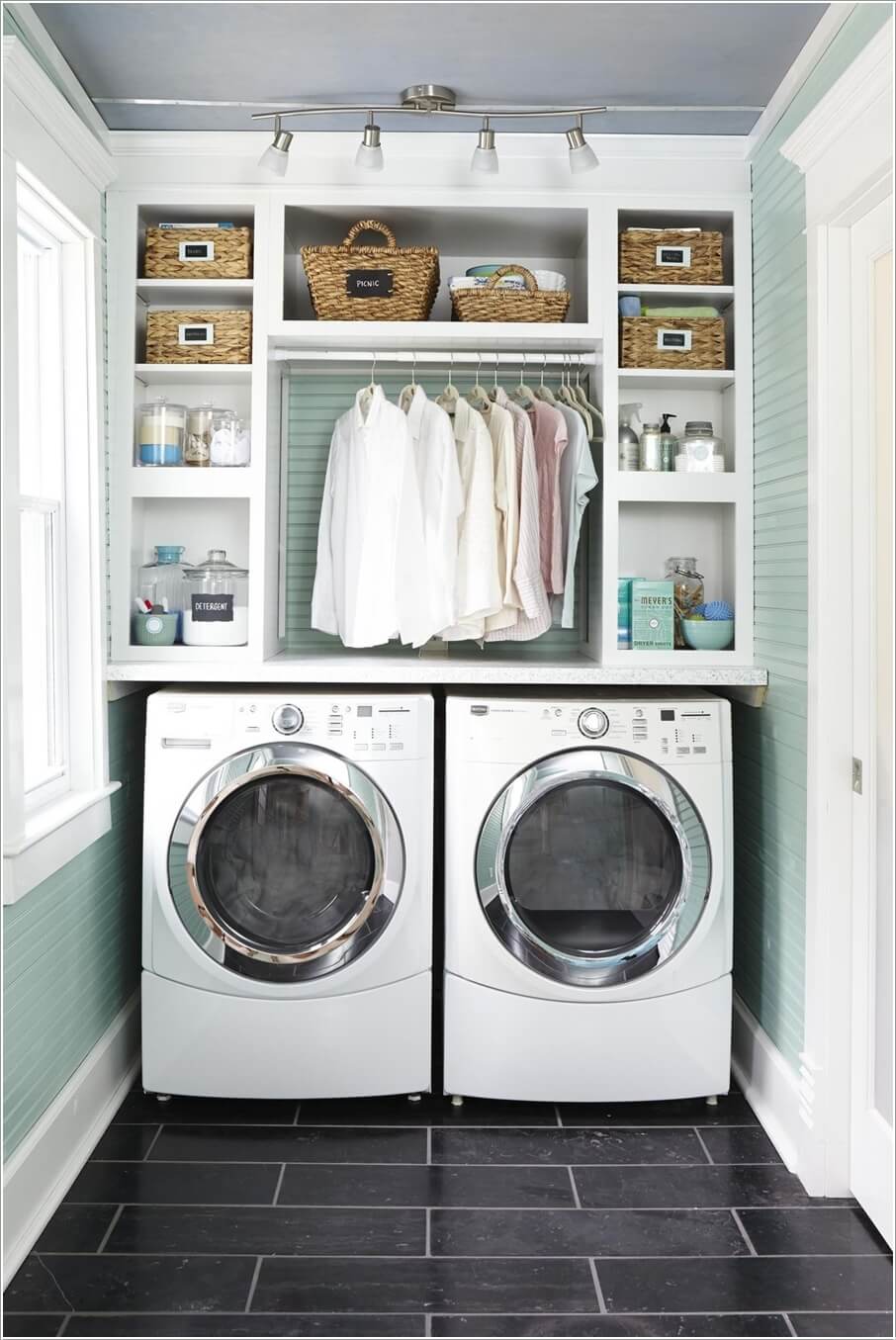 Laundry Room Accent Wall Ideas