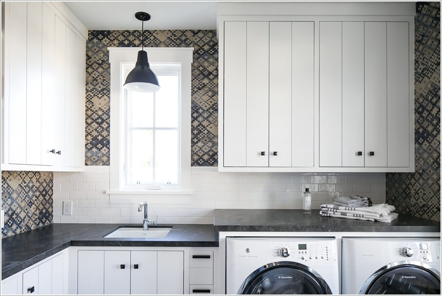 Laundry Room Accent Wall Ideas