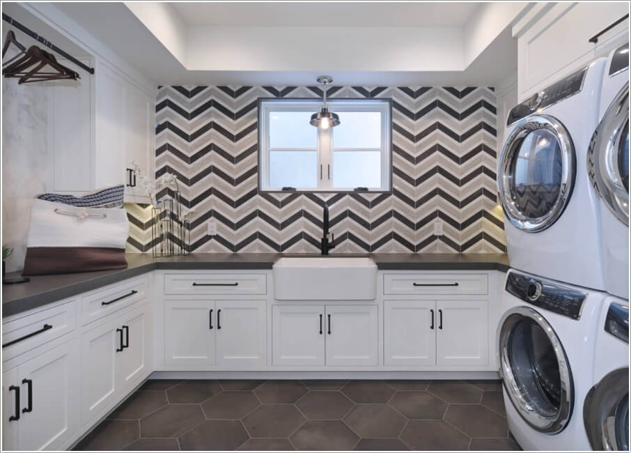 Laundry Room Accent Wall Ideas