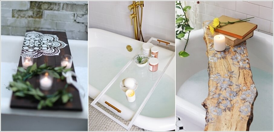 Cozy Up Your Bathroom with a Bathtub Tray 