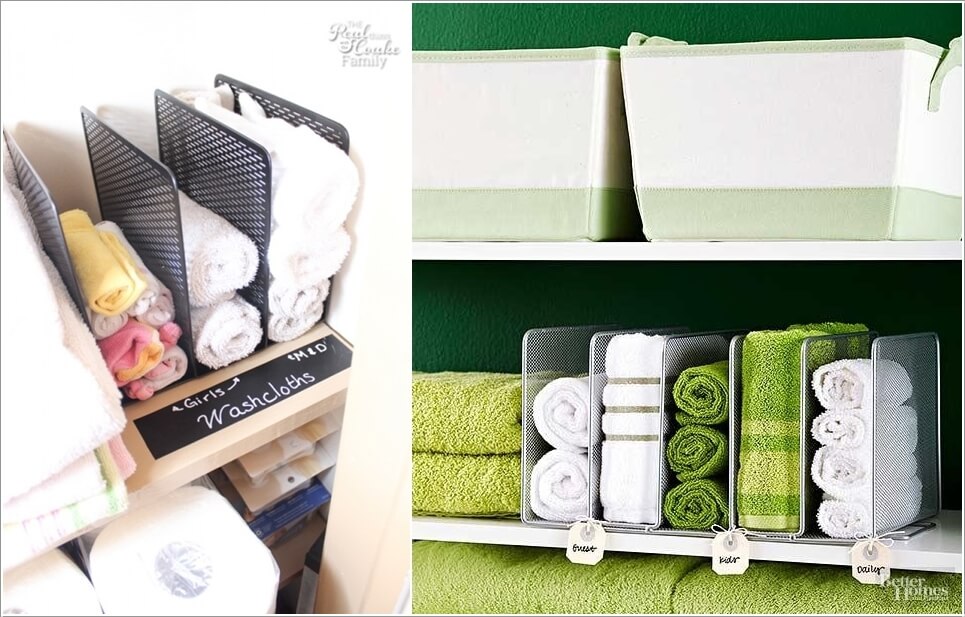 10 Clever Linen Closet Storage Hacks