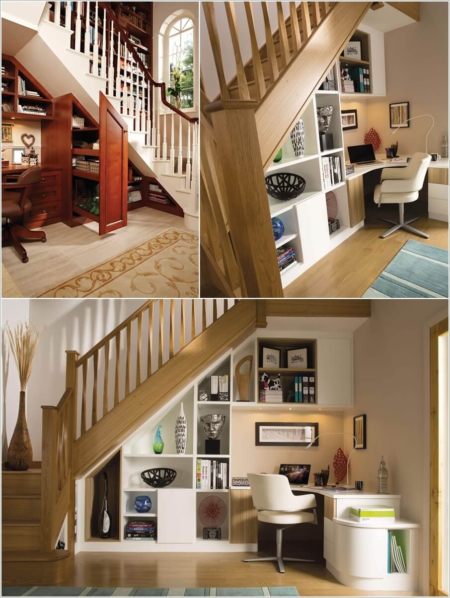 10 Ideas for The Space Under The Stairs 
