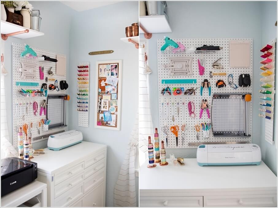 Clever Ways to Use a Pegboard in Your Home 