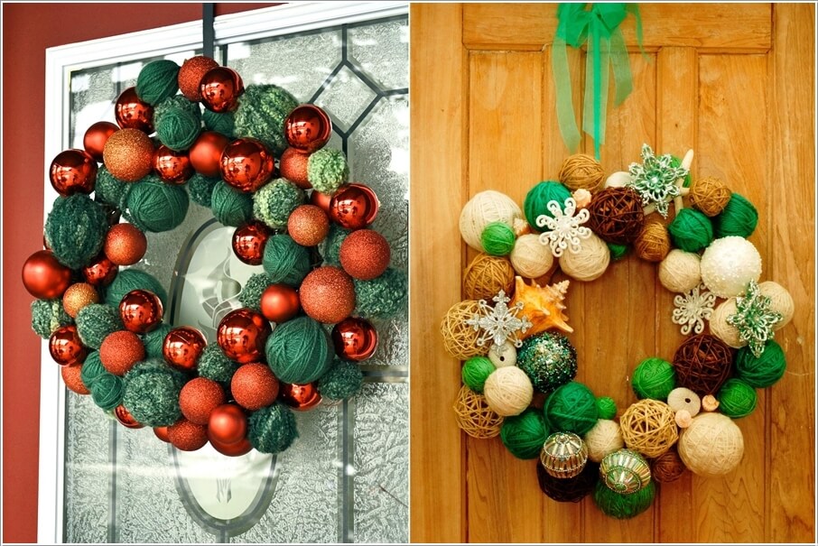 Unique Christmas Door Wreath Ideas