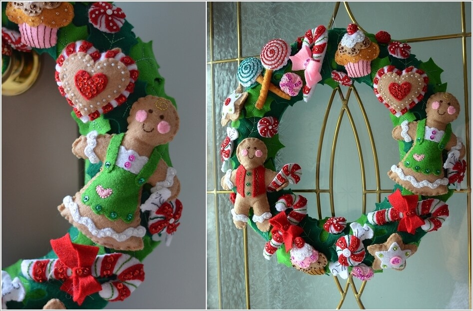 Unique Christmas Door Wreath Ideas