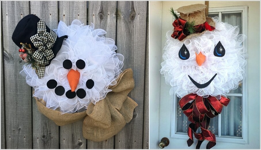 Unique Christmas Door Wreath Ideas