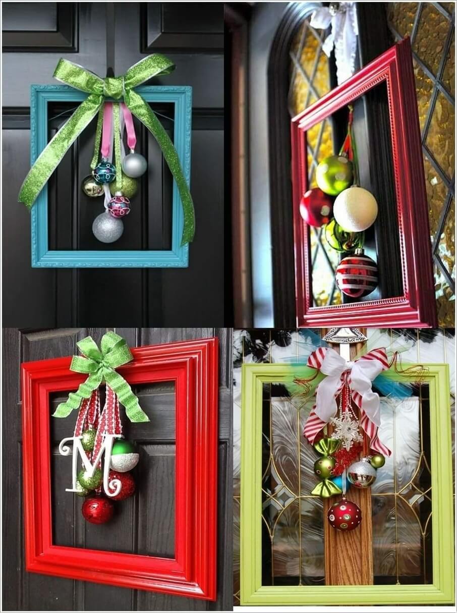 Unique Christmas Door Wreath Ideas