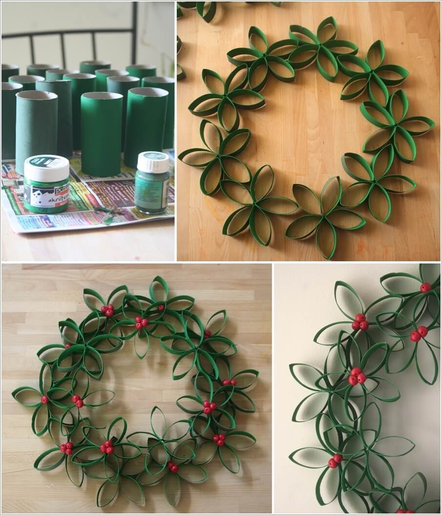 Unique Christmas Door Wreath Ideas