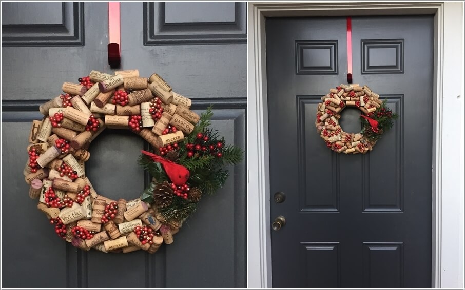 Unique Christmas Door Wreath Ideas