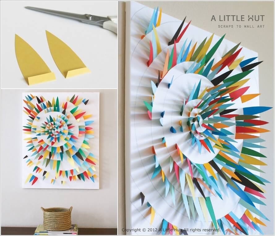 DIY Kids Room Paper Wall Art Ideas