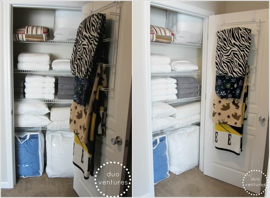 10 Clever Linen Closet Storage Hacks