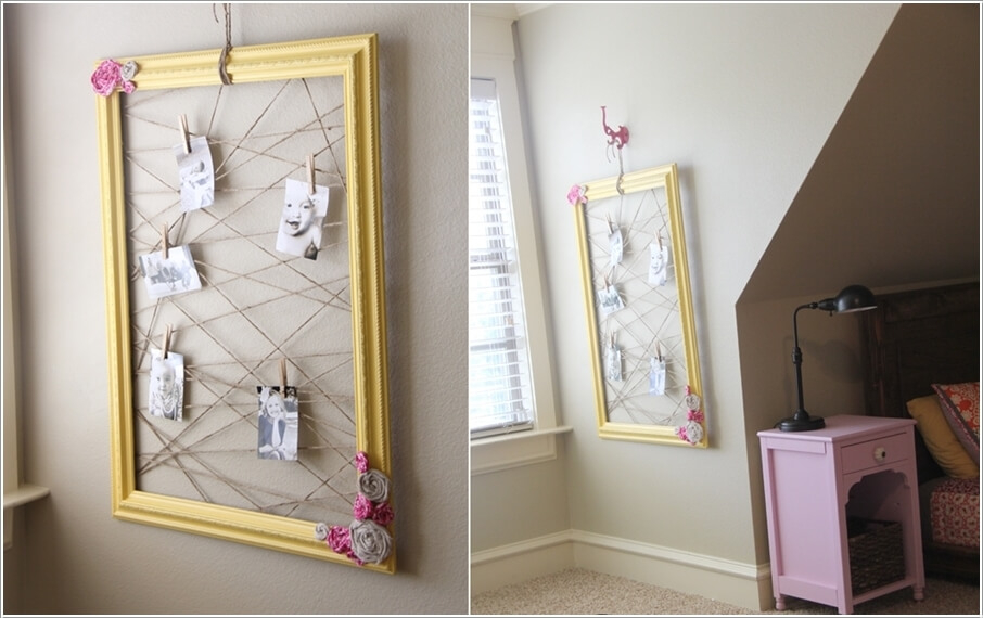 Home Decor Ideas with Empty Picture Frames 