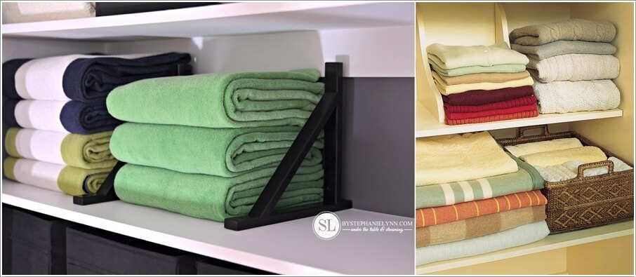 10 Clever Linen Closet Storage Hacks