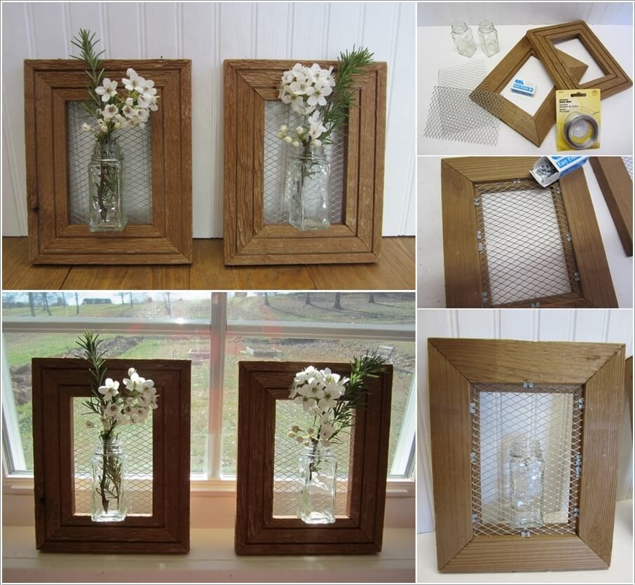 Home Decor Ideas with Empty Picture Frames 