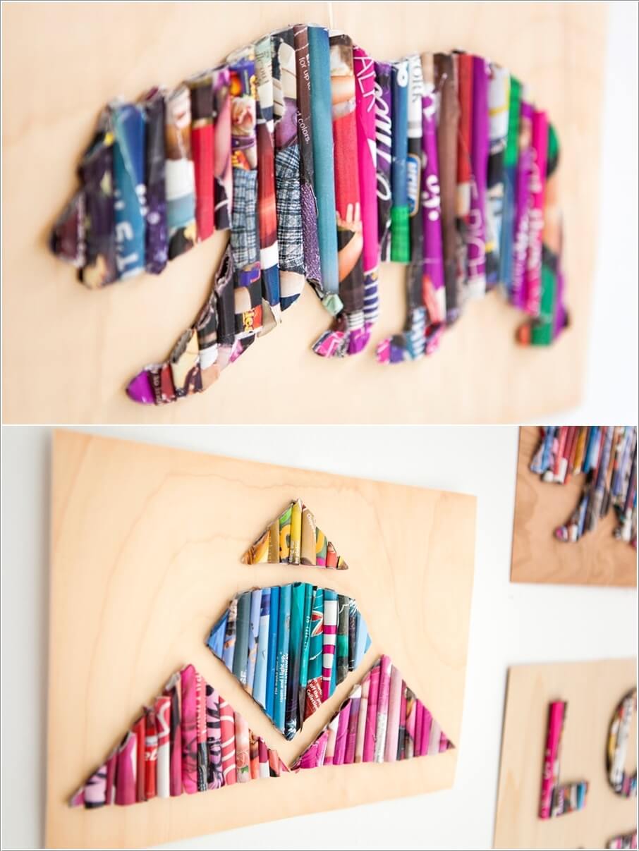 DIY Kids Room Paper Wall Art Ideas