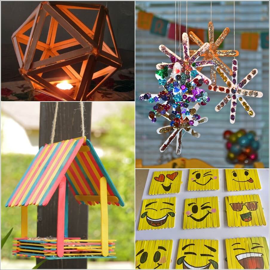 10 Fun Popsicle Stick Crafts 