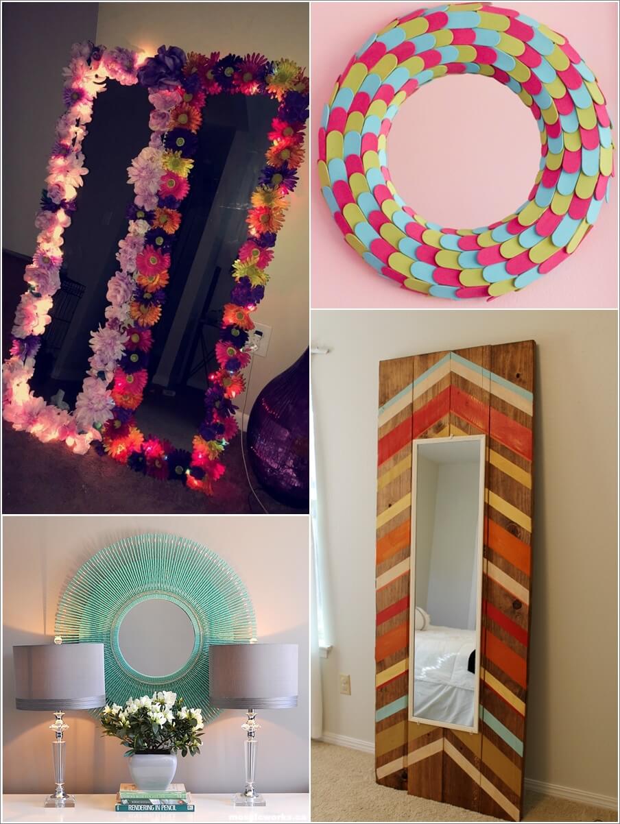 Fun DIY Mirror Border Ideas