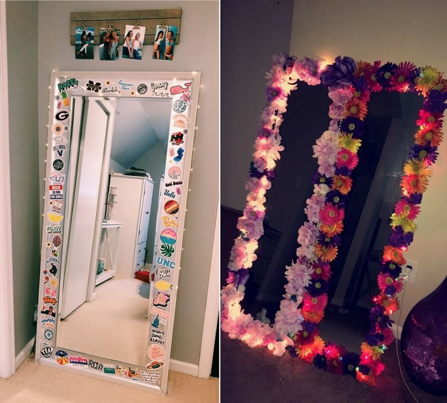 Fun DIY Mirror Border Ideas