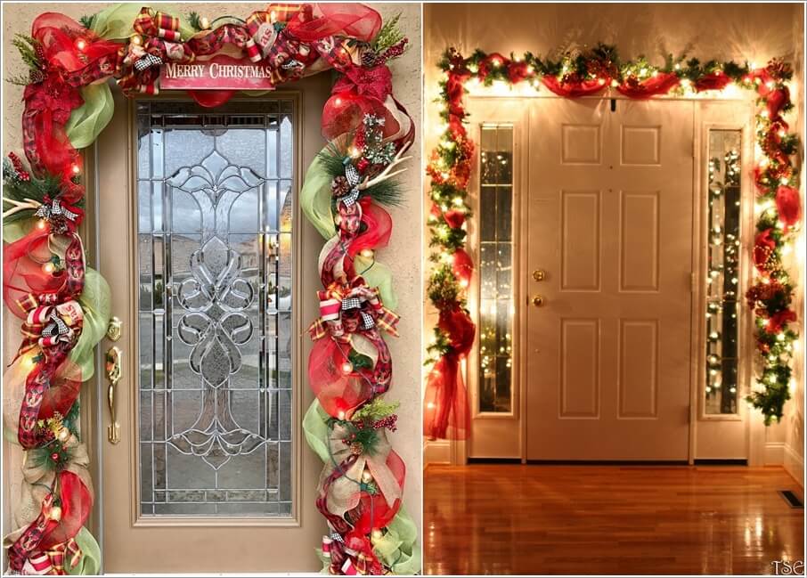 15 Front Entry Christmas Decor Ideas