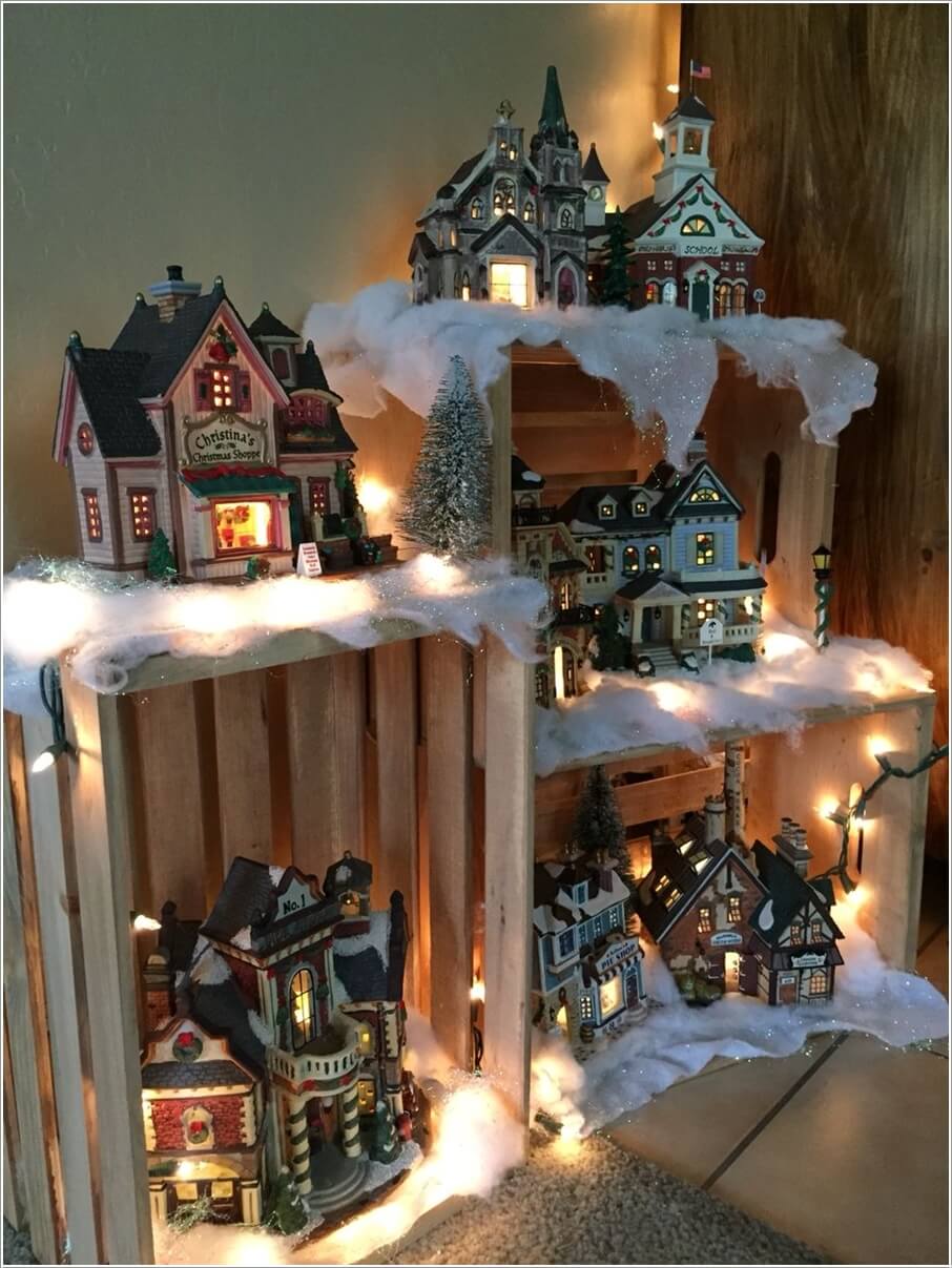 Creative Christmas Village Display Ideas 