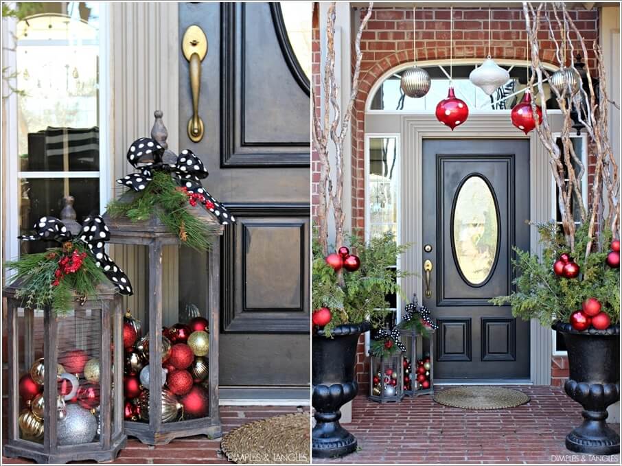 15 Front Entry Christmas Decor Ideas