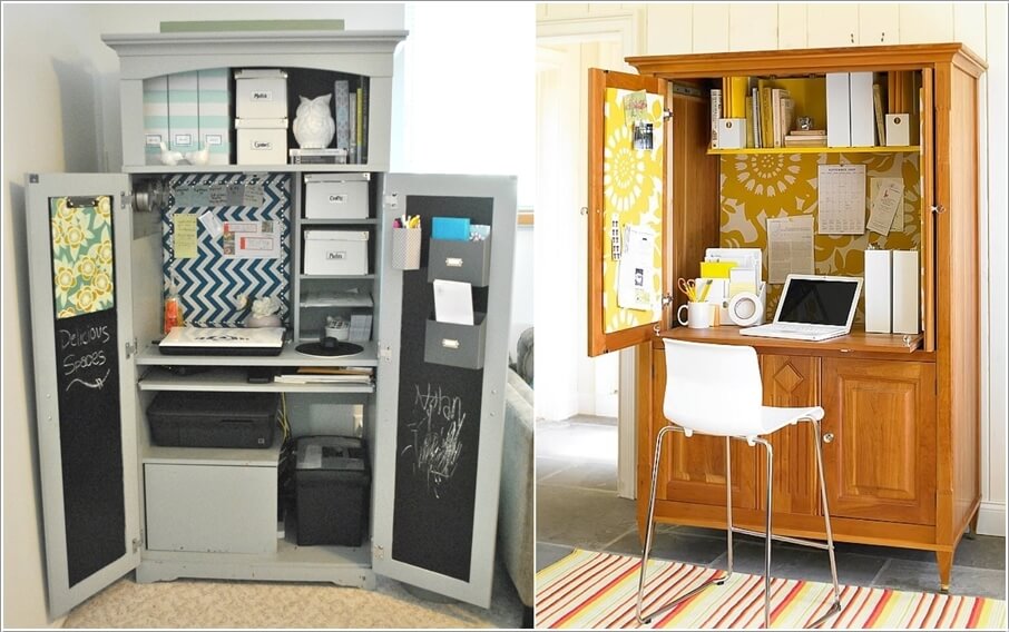 Clever DIY Armoire Recycle Ideas 