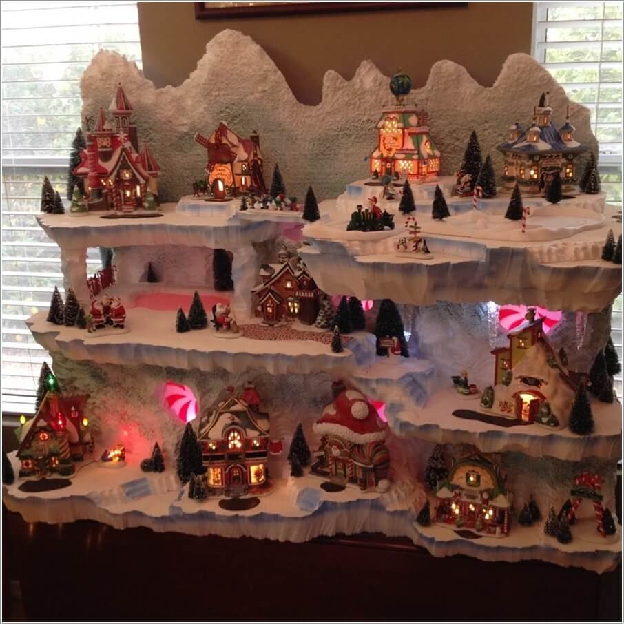 Creative Christmas Village Display Ideas 