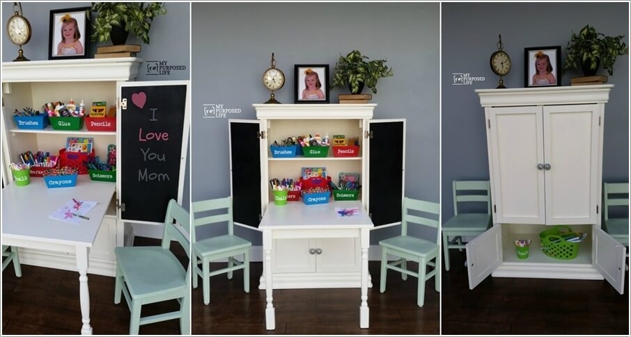 Clever DIY Armoire Recycle Ideas 