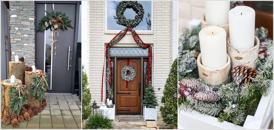 15 Front Entry Christmas Decor Ideas