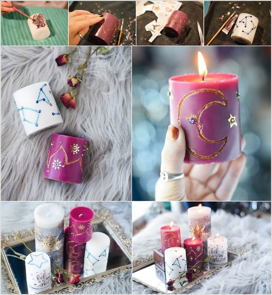 10 DIY Candle Decor Ideas 