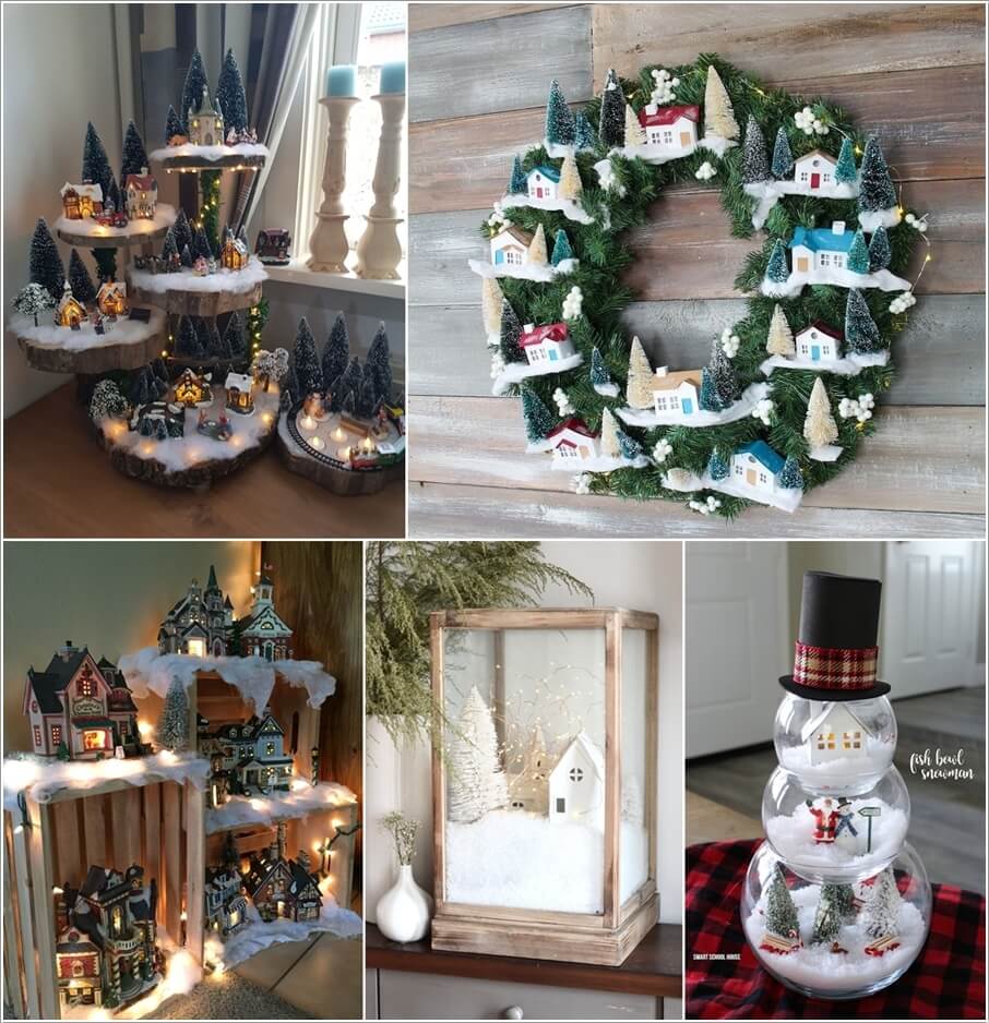 Creative Christmas Village Display Ideas 