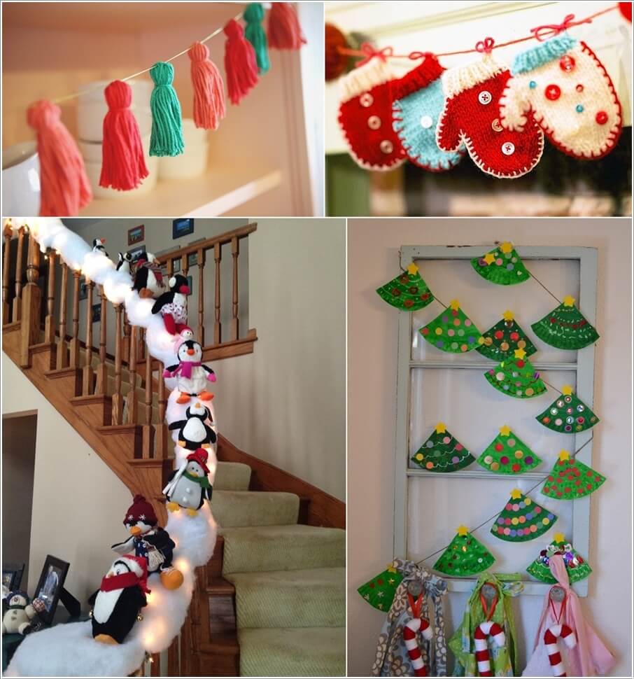 10 Fun and Creative Christmas Garlands 