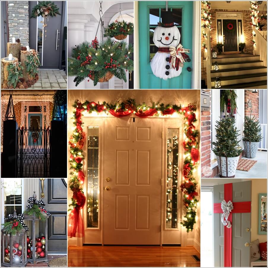 15 Front Entry Christmas Decor Ideas