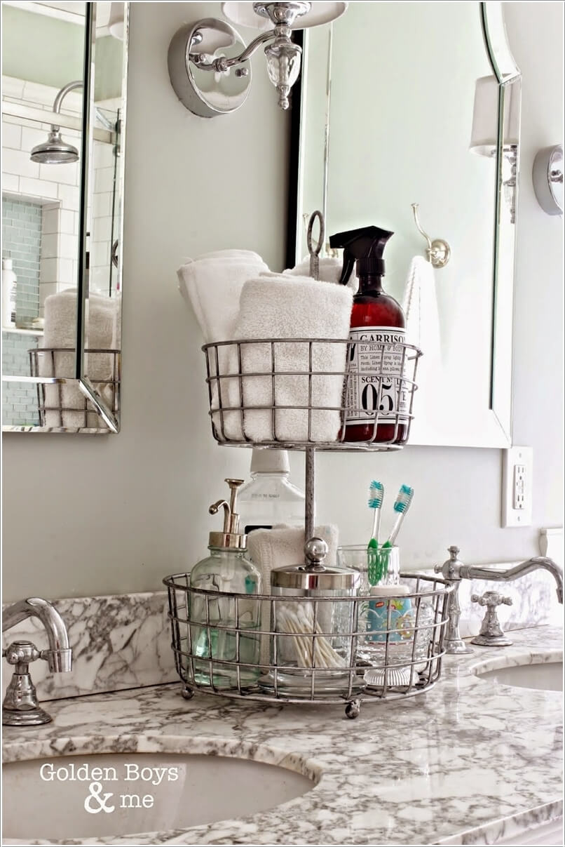 Bathroom Countertop Storage Ideas 