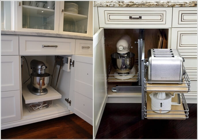 appliance storage ideas