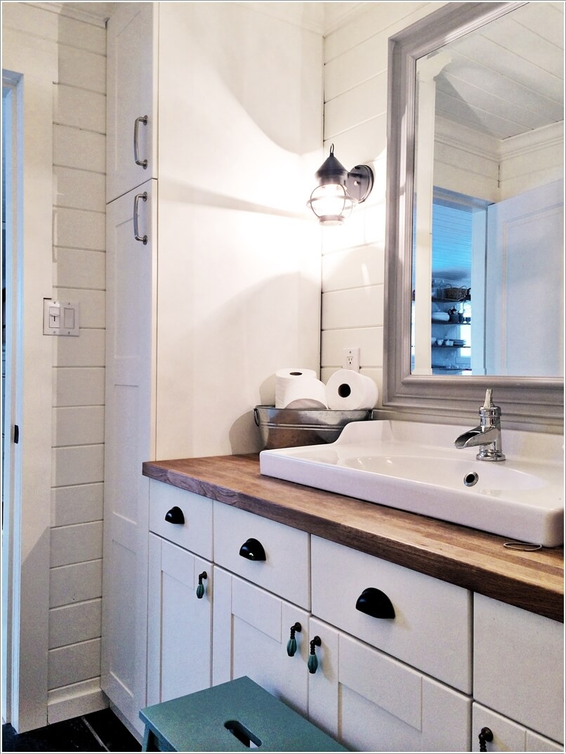 Clever Bathroom Countertop Storage Ideas