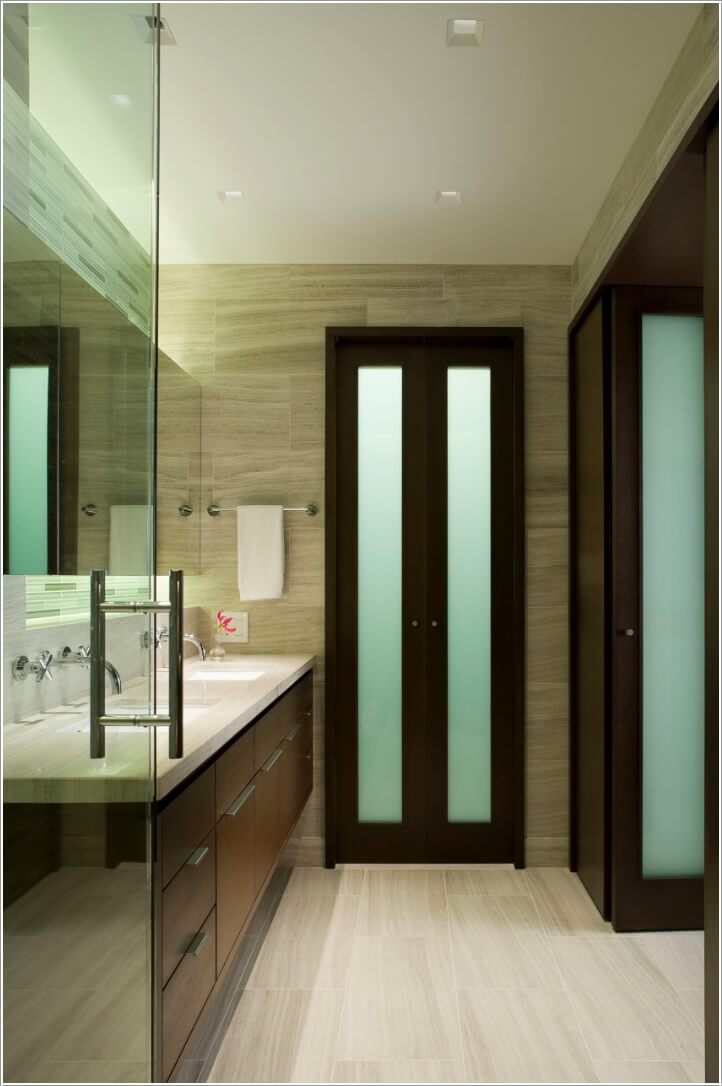 10 Wonderful Bathroom Door Ideas