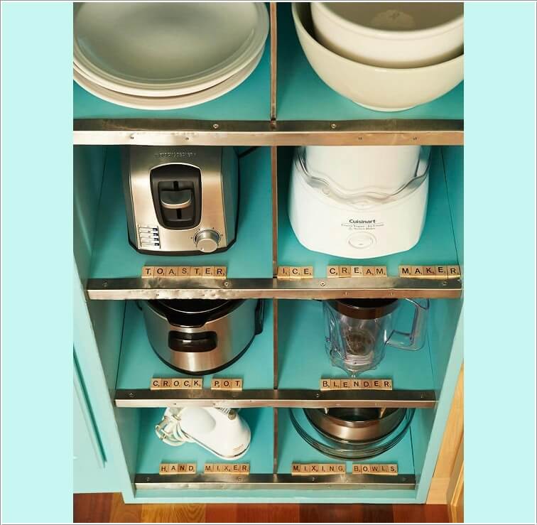 appliance storage ideas