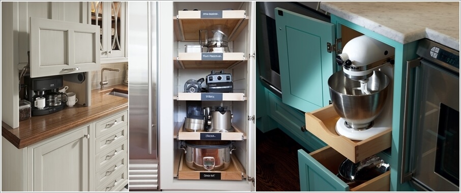 appliance storage ideas