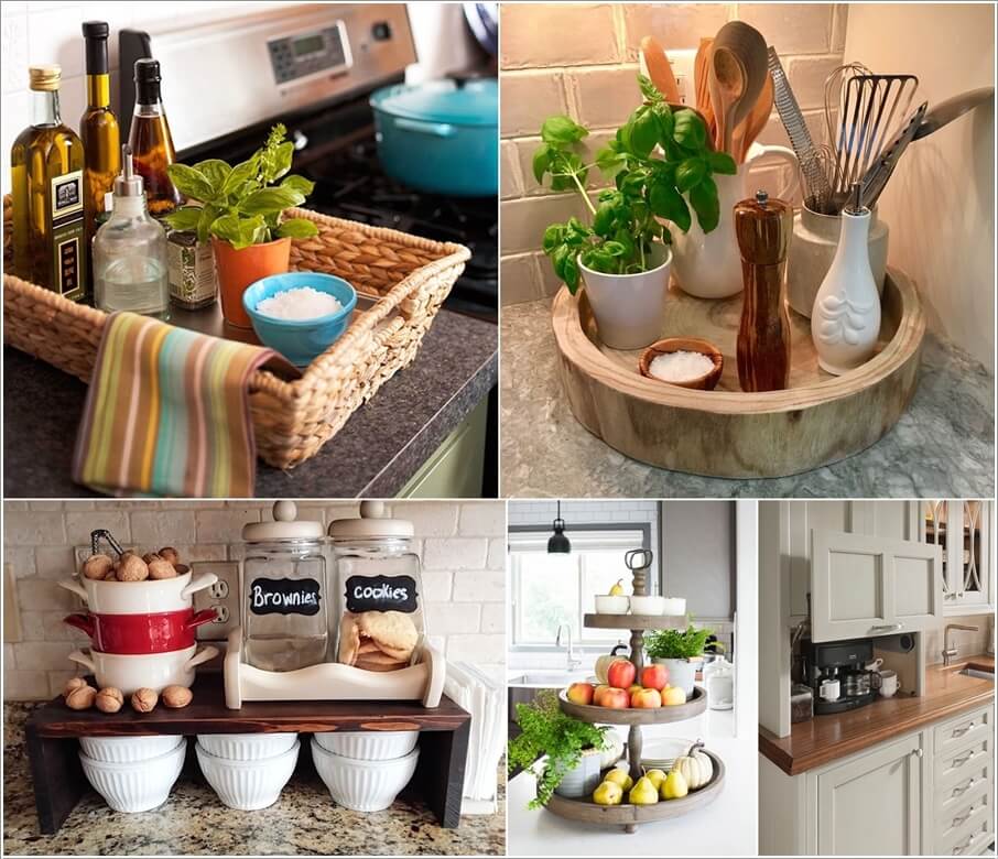 10 Clever Kitchen Counter Storage Ideas