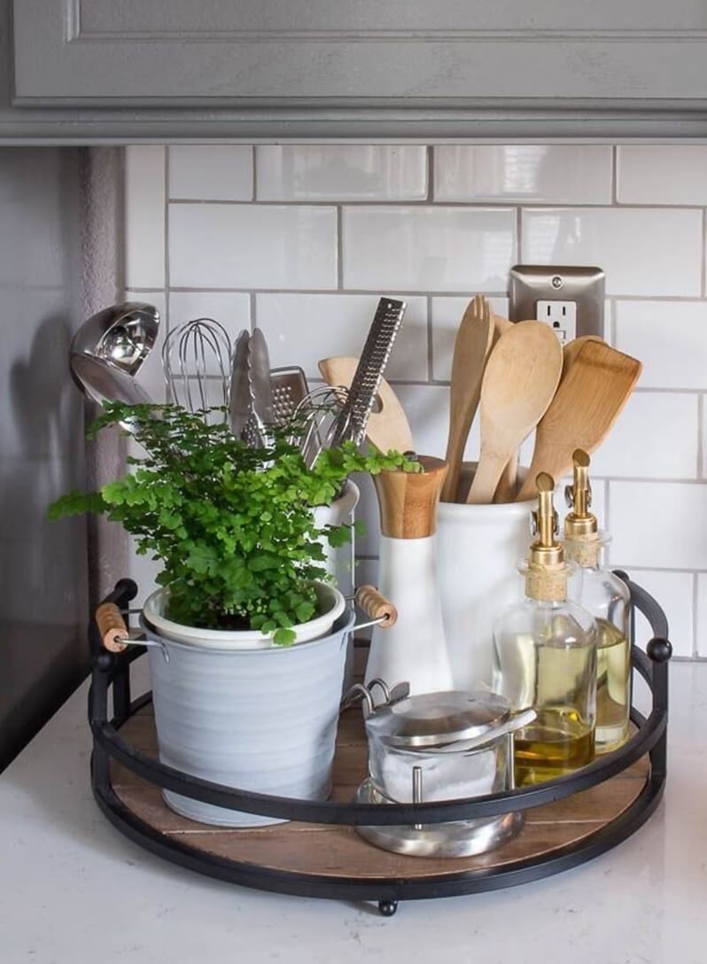 10 Clever Kitchen Counter Storage Ideas
