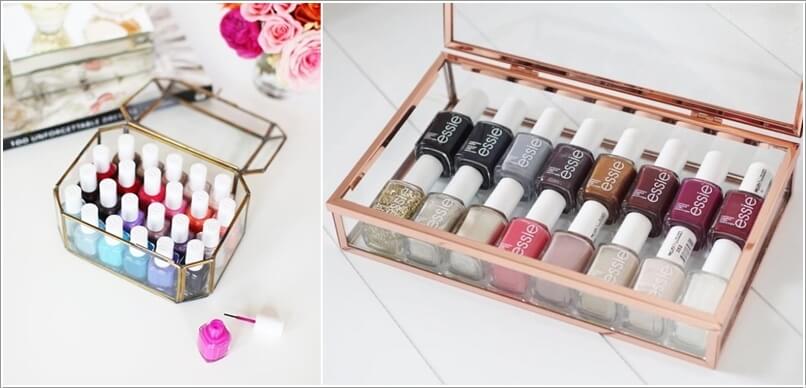 nail paint storage ideas 