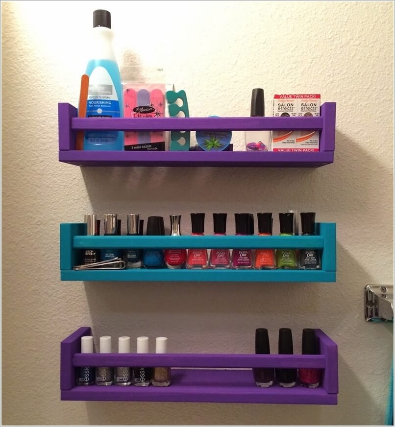 nail paint storage ideas 