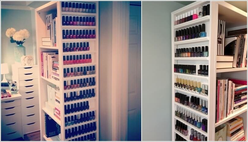 nail paint storage ideas 