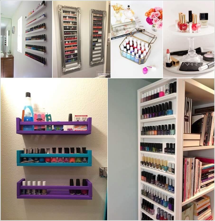 nail paint storage ideas 