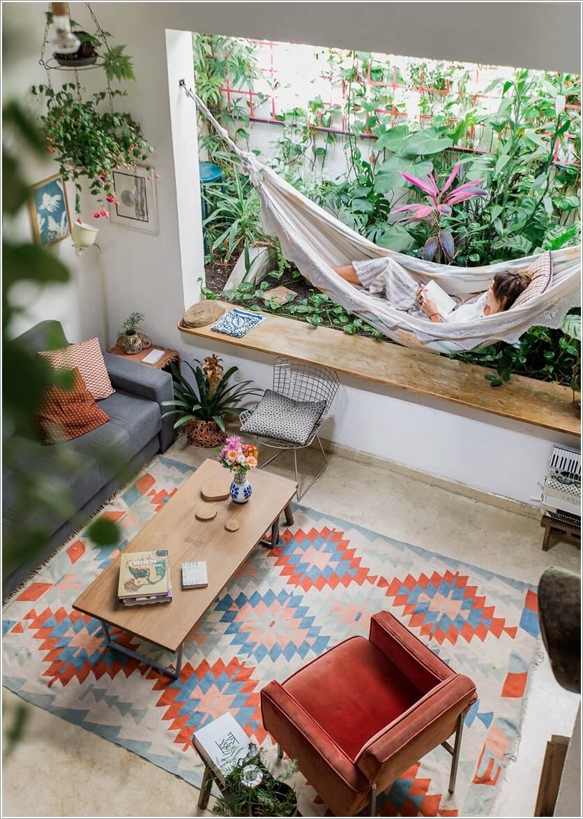 bohemian living room