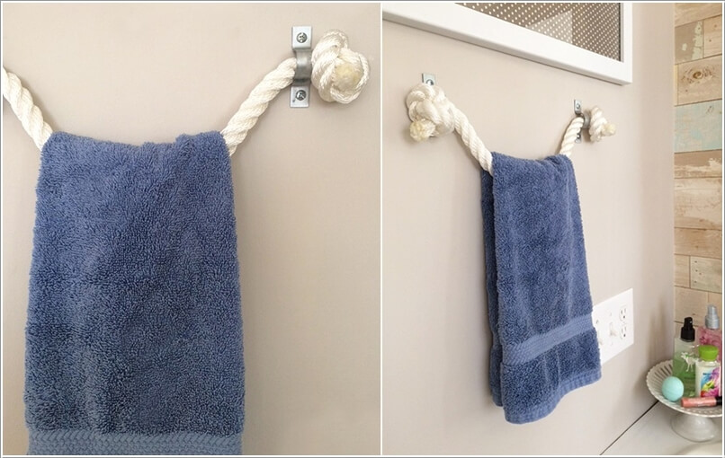diy towel holder 